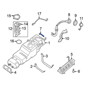 Nissan OE - Lower Fuel Tank Filler Neck