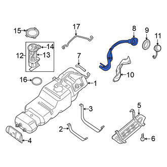 Nissan OE - Lower Fuel Tank Filler Neck