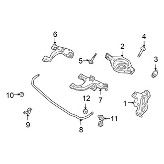 Nissan OE - Rear Suspension - Stabilizer Bar & Components