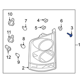 Nissan OE - Tail Light Screw