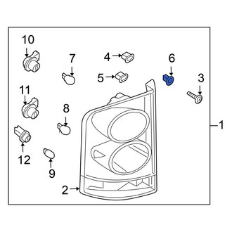 Nissan OE - Tail Light Screw