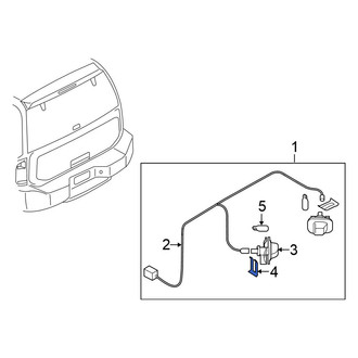Nissan OE - License Plate Light Assembly Clip