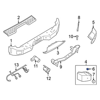 Nissan OE - Bumper Corner Cover Clip