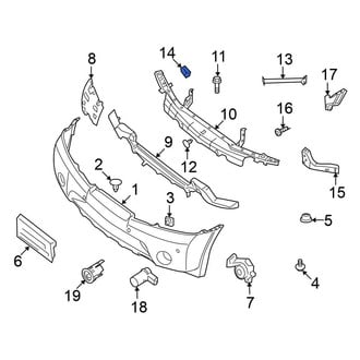 Nissan OE - Fog Light Clip