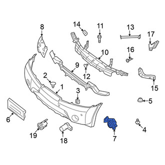 Nissan OE - Front Right Fog Light Trim