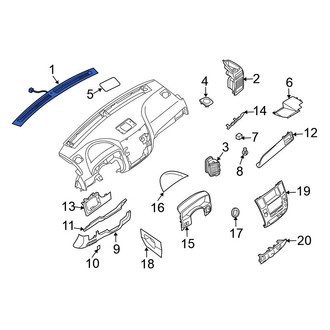 Nissan OE - Windshield Defroster Nozzle
