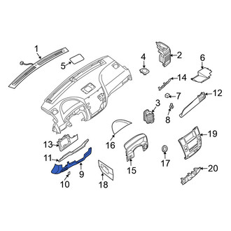 Nissan OE - Instrument Panel Knee Bolster