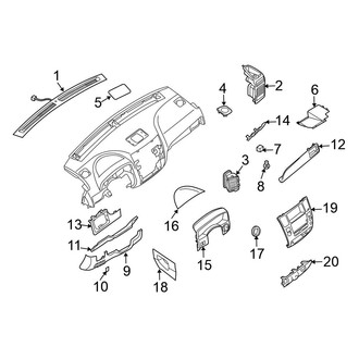 Nissan OE - Instrument Panel Components