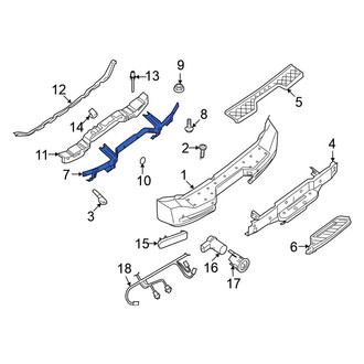 Nissan OE - Rear Bumper Face Bar Bracket