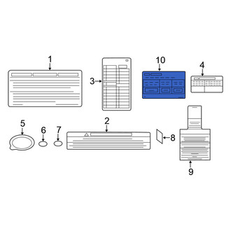 Nissan OE - Tire Information Label