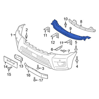 Nissan OE - Front Bumper Cover Support Rail