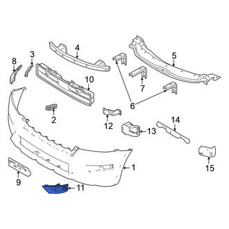 Nissan OE - Front Left Fog Light Trim