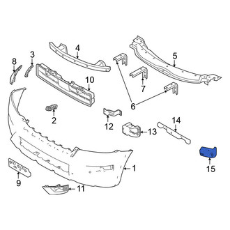 Nissan OE - Front Right Bumper Impact Absorber