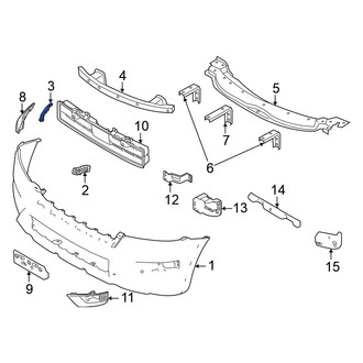 Nissan OE - Front Right Headlight Bracket