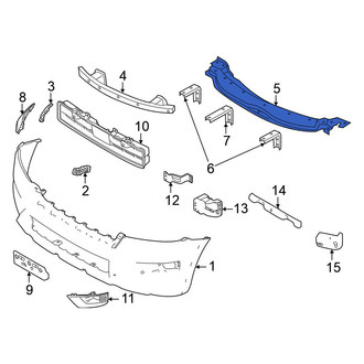 Nissan OE - Front Bumper Cover Support Rail