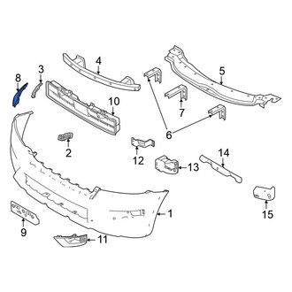 Nissan OE - Front Left Bumper Trim