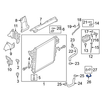 Nissan OE - Automatic Transmission Oil Cooler Hose
