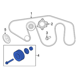 Nissan OE - Accessory Drive Belt Idler Pulley
