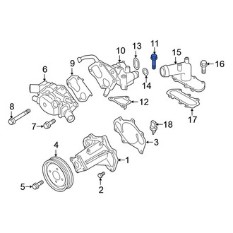 Nissan OE - Engine Coolant Thermostat Housing Bolt