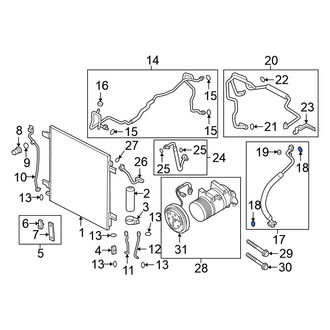 Nissan OE - A/C Refrigerant Line O-Ring