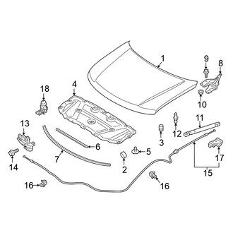Nissan OE - Hood & Components