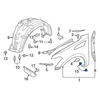Nissan OE - Fog Light Nut