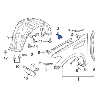 Nissan OE - Fender Spacer