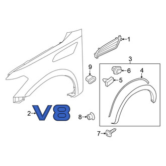 Nissan OE - Front Fender Emblem