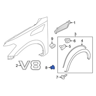 Nissan OE - Wheel Arch Molding Grommet