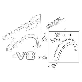 Nissan OE - Fender - Exterior Trim