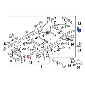 Nissan OE - Trailer Tow Harness Bracket