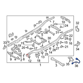 Nissan OE - Rear Trailer Tow Harness