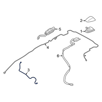 Nissan OE - Front Antenna Cable