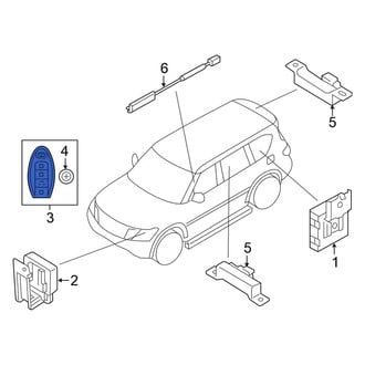 Nissan OE - Keyless Entry Transmitter
