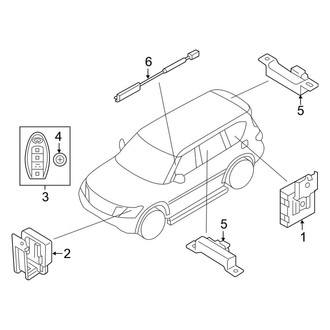Nissan OE - Electrical - Keyless Entry Components