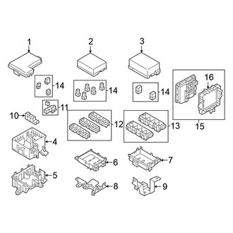 Nissan OE - Electrical - Fuse & Relay (Engine Compartment)
