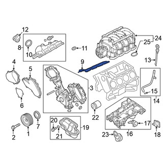 Nissan OE - Left Engine Valve Cover Gasket
