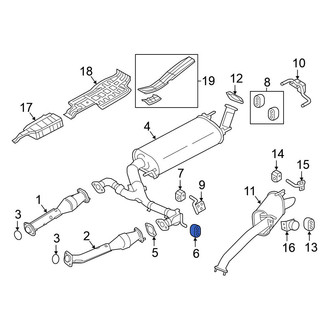 Nissan OE - Center Exhaust System Hanger