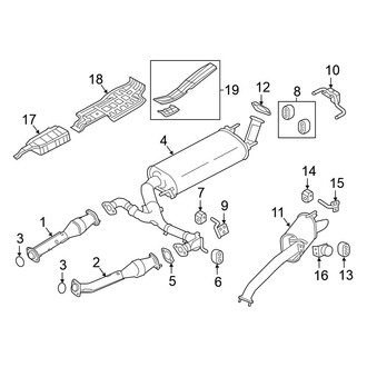 Nissan OE - Exhaust System - Exhaust Components