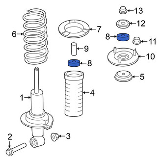 Nissan OE - Front Strut Bushing