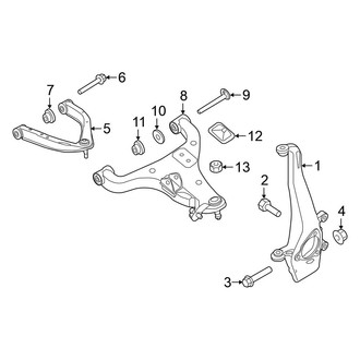 Nissan OE - Front Suspension - Suspension Components (AWD)