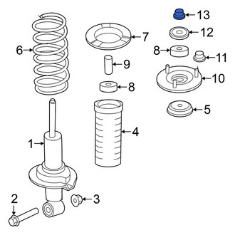 Nissan OE - Suspension Shock Absorber Nut