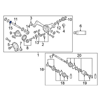 Nissan OE - Front Differential Carrier Bearing