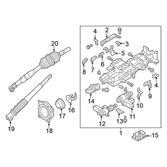 Nissan OE - Steering Column Assembly