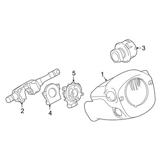 Nissan OE - Steering Column - Shroud, Switches & Levers