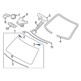 Nissan OE - Inner Windshield Spacer