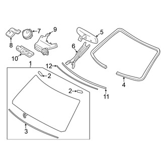 Nissan OE - Windshield - Glass