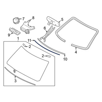 Nissan OE - Windshield Molding Bracket