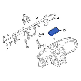 Nissan OE - Right Lower Instrument Panel Air Bag
