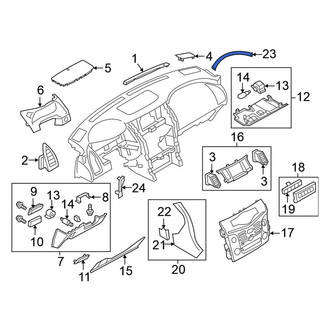 Nissan OE - Right Instrument Panel Molding